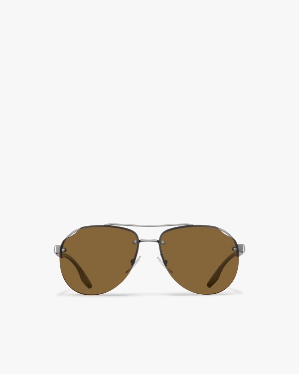 Polarized Brown Lenses Prada Linea Rossa Eyewear Collection sunglasses