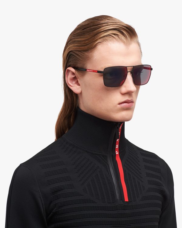 Red Lenses Prada Linea Rossa Eyewear Collection sunglasses - Image 2