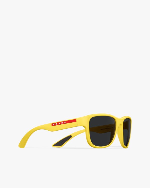 Slate Gray Lenses Prada Linea Rossa Flask sunglasses - Image 3