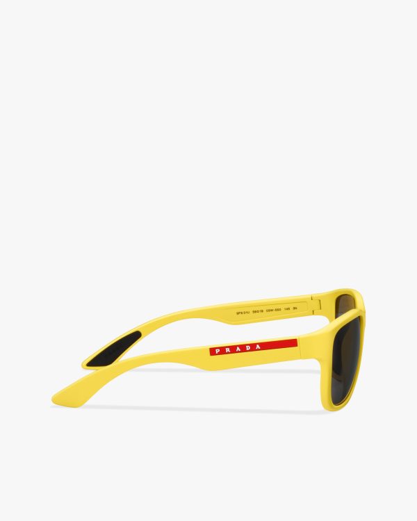 Slate Gray Lenses Prada Linea Rossa Flask sunglasses - Image 4