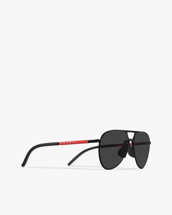 Slate Gray/black Lenses Linea Rossa Eyewear Collection sunglasses - Image 3