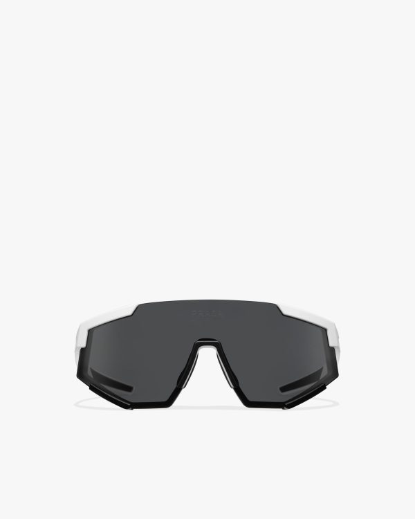 Slate Lenses Prada Linea Rossa Impavid sunglasses