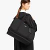 Black Re-Nylon and Saffiano leather duffle bag - Image 2