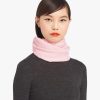 Alabaster Pink Jacquard cashmere scarf - Image 2