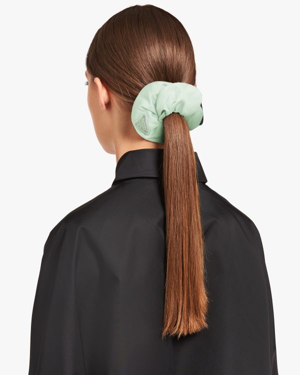 Aqua Re-Nylon scrunchie - Image 2