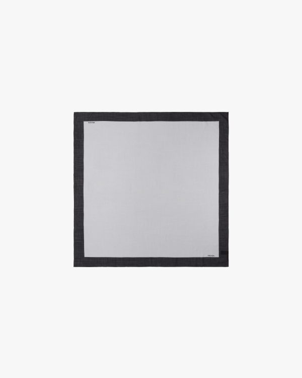 Astro/black Printed gauze scarf - Image 3