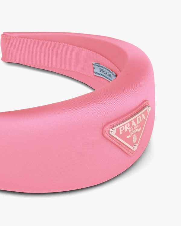 Begonia Pink Nylon headband - Image 3