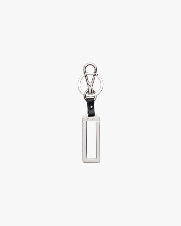 Black A My Character metal name tag