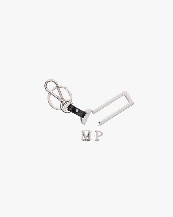 Black A My Character metal name tag - Image 2