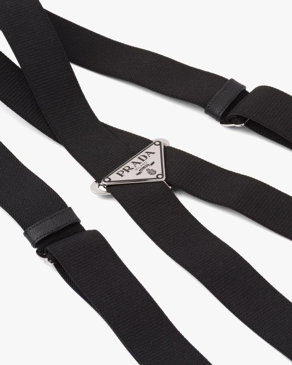 Black Elasticized suspenders - Image 2