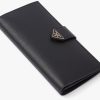 Black Large Saffiano and leather wallet - Image 2