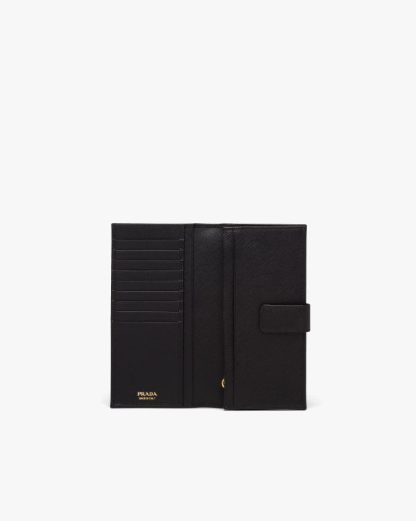 Black Large Saffiano leather wallet - Image 2