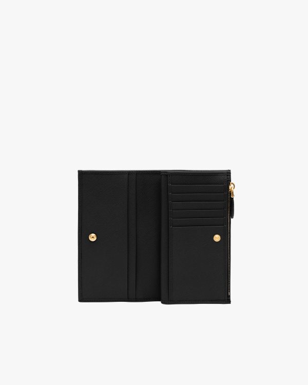 Black Large Saffiano leather wallet - Image 2