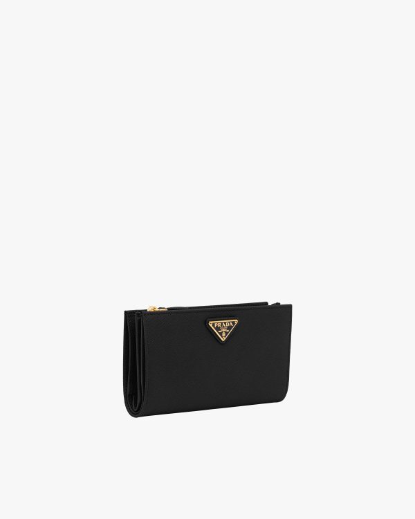 Black Large Saffiano leather wallet - Image 4
