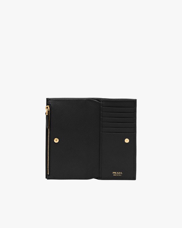 Black Large Saffiano leather wallet - Image 6