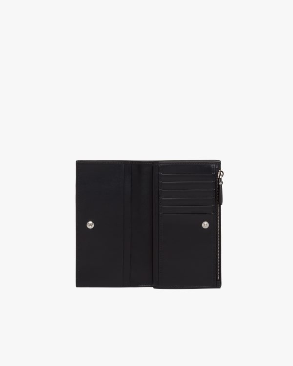 Black Large leather wallet - Image 2