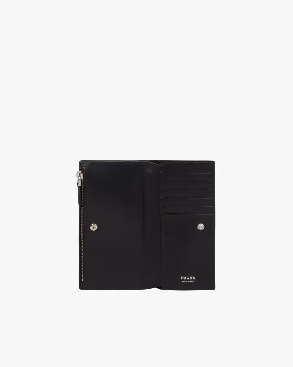 Black Large leather wallet - Image 5