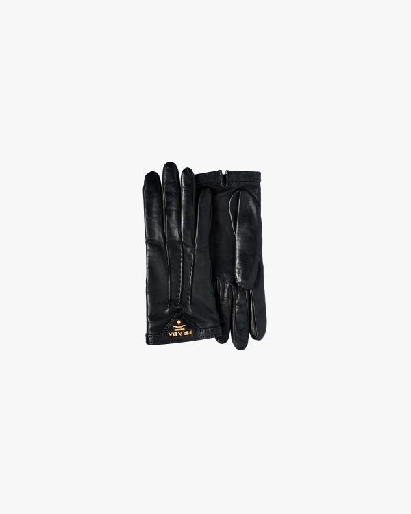Black Leather Gloves