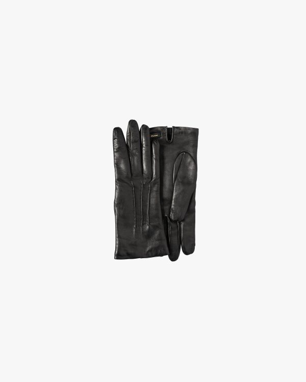 Black Leather Gloves