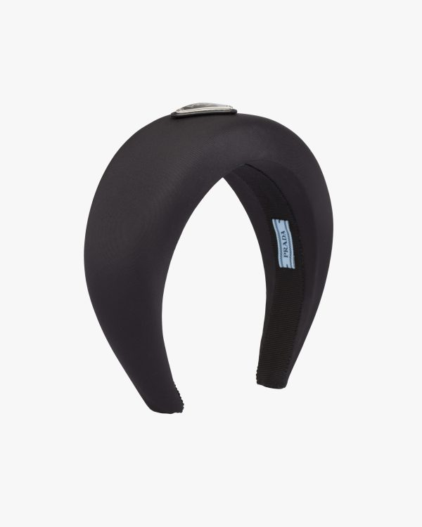 Black Re-Nylon headband
