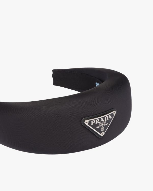 Black Re-Nylon headband - Image 3