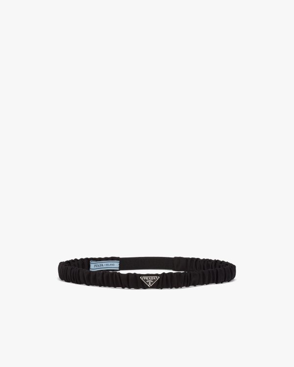 Black Re-Nylon headband