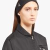 Black Re-Nylon headband - Image 2