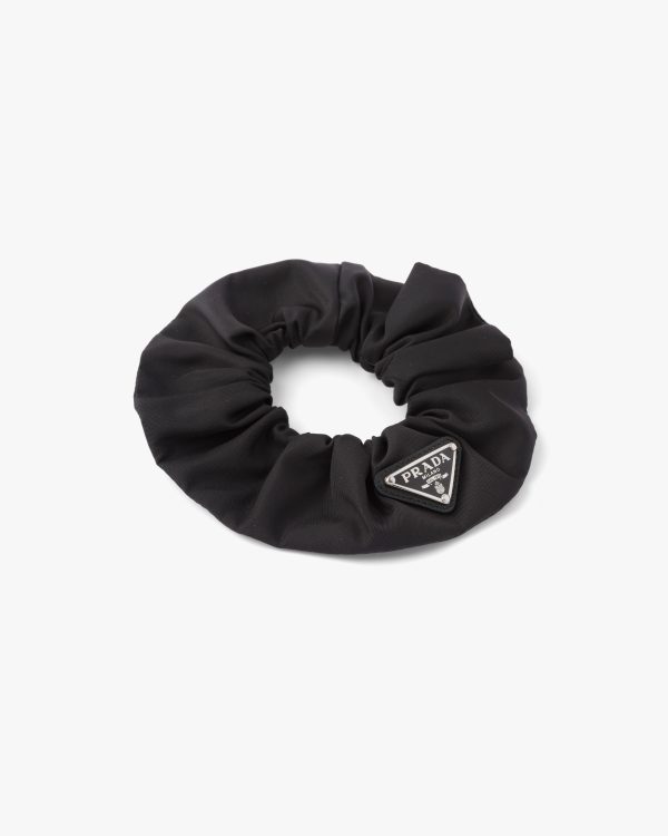 Black Re-Nylon scrunchie - Image 3