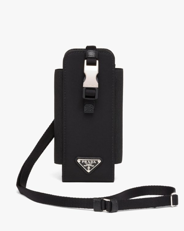 Black Re-Nylon smartphone case