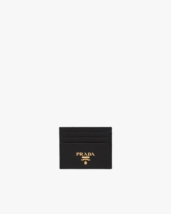 Black Saffiano Leather Card Holder