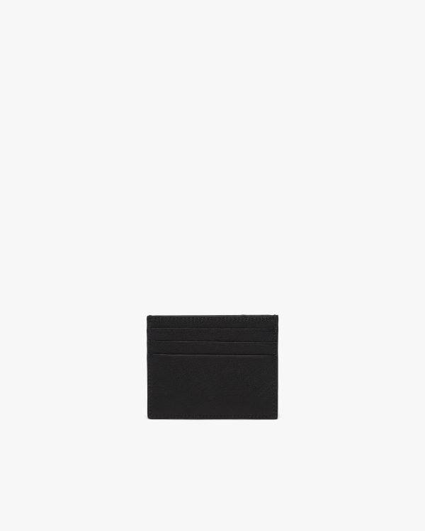 Black Saffiano Leather Card Holder - Image 3