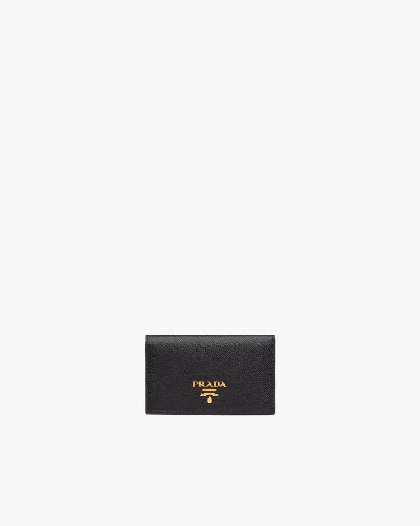 Black Saffiano Leather Card Holder