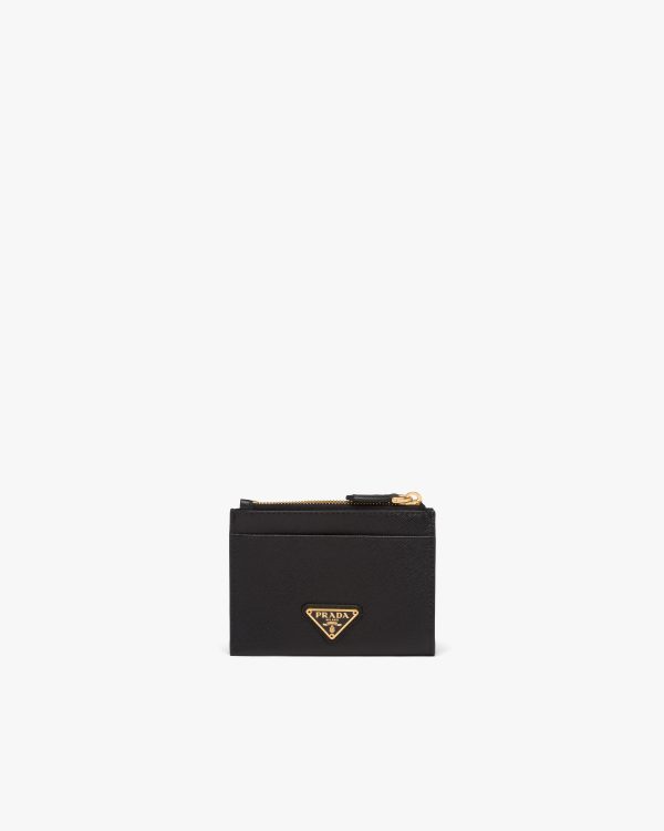 Black Saffiano Leather Card Holder - Image 3