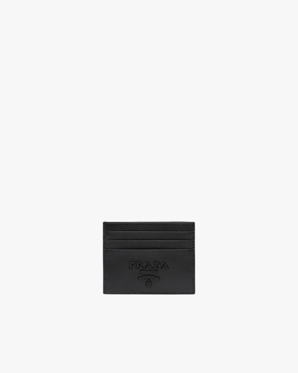 Black Saffiano Leather Card Holder