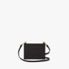 Black Saffiano Leather Card Holder with Strap - Image 2