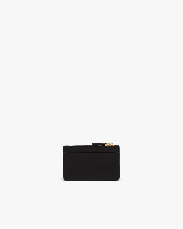 Black Saffiano and leather card holder - Image 2