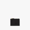 Black Saffiano and leather card holder