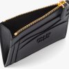 Black Saffiano and leather card holder - Image 3