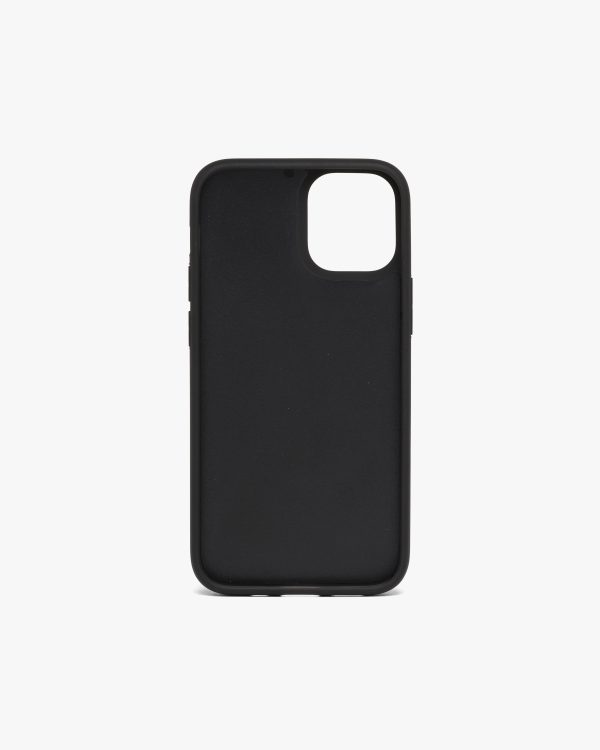 Black Saffiano cover for iPhone 12 Mini - Image 3