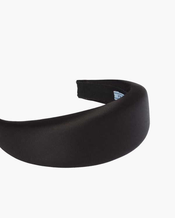 Black Satin Headband - Image 3