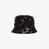Black Sequin bucket hat