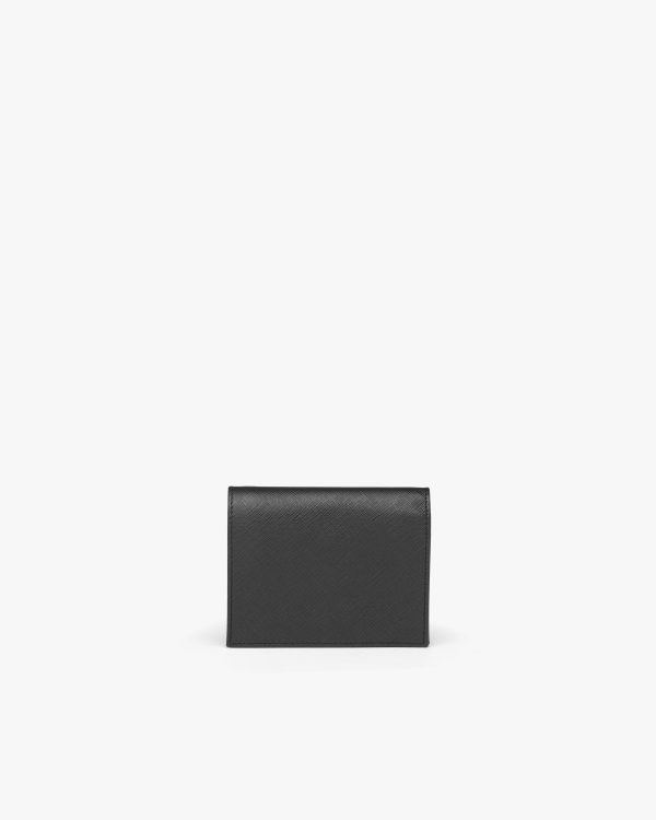 Black Small Saffiano Leather Wallet - Image 5