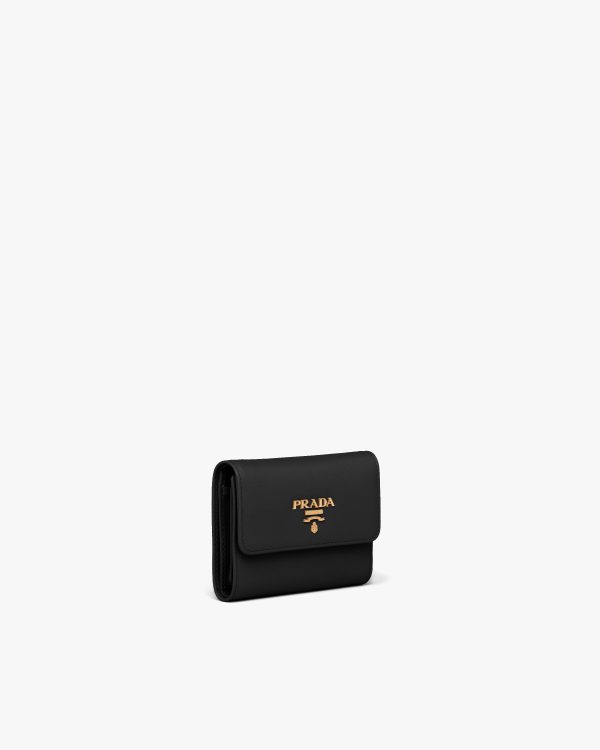 Black Small Saffiano Leather Wallet - Image 4