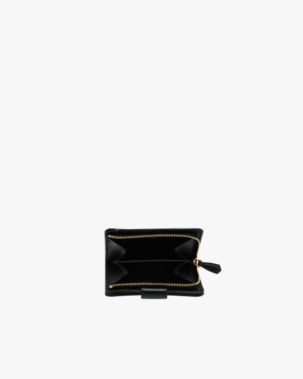 Black Small Saffiano Leather Wallet - Image 2