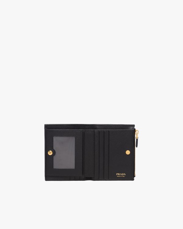 Black Small Saffiano Leather Wallet - Image 2