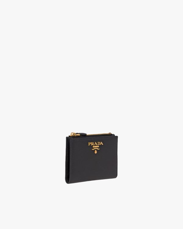 Black Small Saffiano Leather Wallet - Image 4