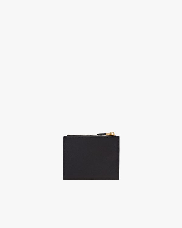Black Small Saffiano Leather Wallet - Image 5