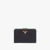 Black Small Saffiano Leather Wallet