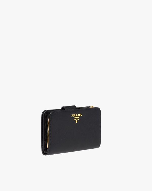 Black Small Saffiano Leather Wallet - Image 4