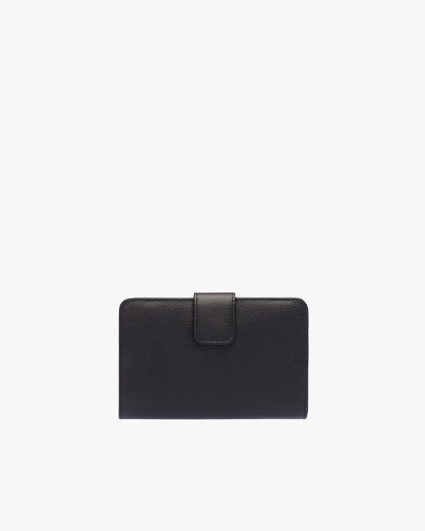 Black Small Saffiano Leather Wallet - Image 5